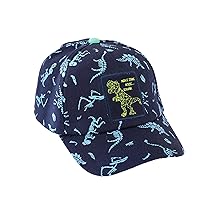 Toddler Baseball Hat Baby Cap Printed Dinosaur Kids Boys Girls Summer Sun Hat Age 2-8 Years