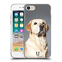 Head Case Designs Blonde Labrador Retriever Dog Popular Dog Breeds Soft Gel Case Compatible with Apple iPhone 7/8 / SE 2020 & 2022