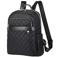 Nordace Ellie Mini Backpack for Women with USB Charging Port, Water Resistant - Mini Daily Backpack (Black)