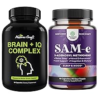 Bundle of Nootropic Memory Supplement and Pure SAM-E Nootropic Brain Supplement - for Brain Boost and Natural Energy Booster - - Immune Support Supplement and Mood Support Supplement