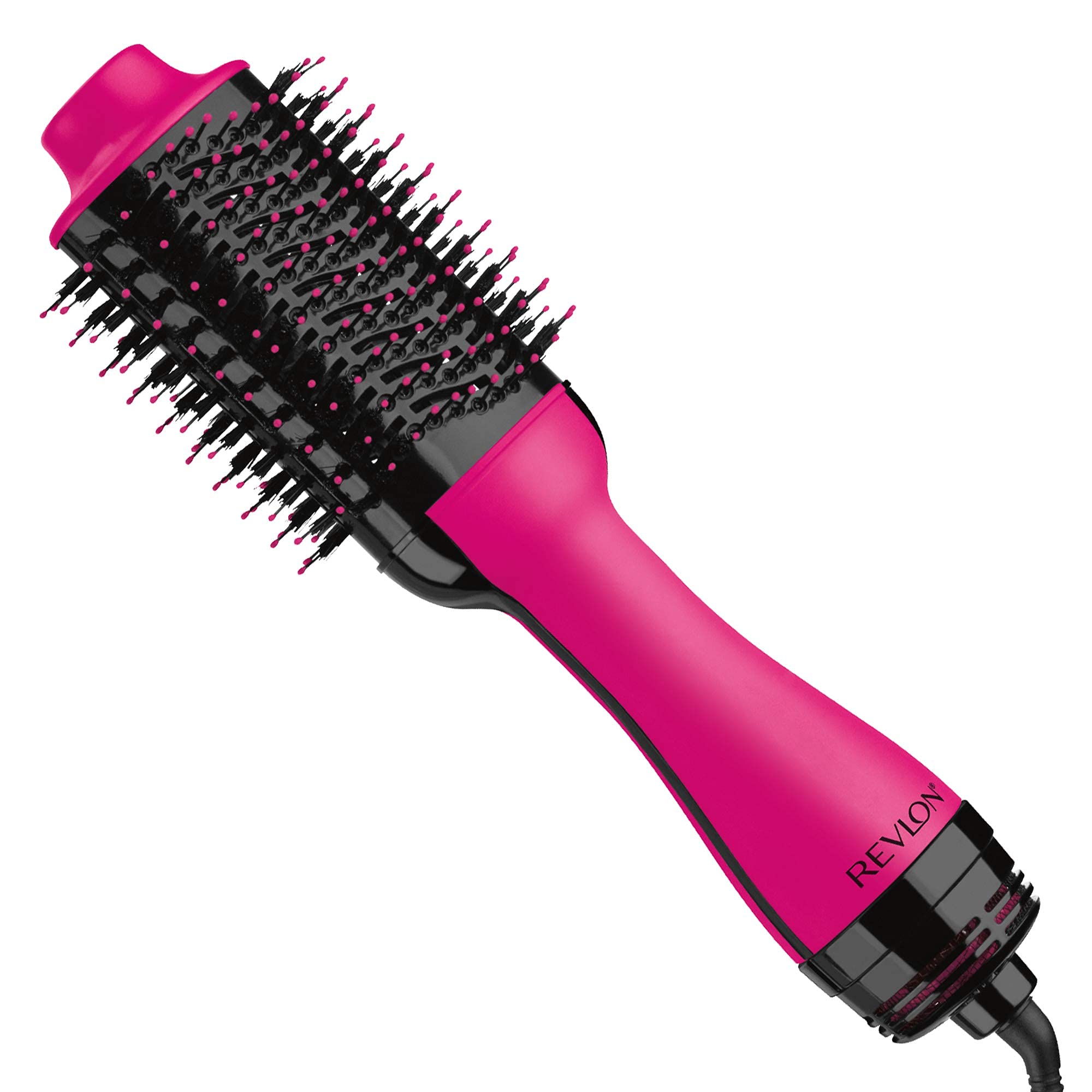 Revlon Salon One-Step hair dryer and Volumiser - New Pink Edition (One-Step, 2-in-1 styling tool, IONIC and CERAMIC technology, unique oval design, for mid to long hair) RVDR5222PUK