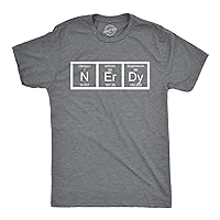 Nerdy Periodic Table T Shirt Funny Science Shirts Mens