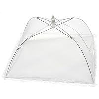 Chef Craft Classic Plastic Picnic Food Tent, 12 by 12 inch diameter, White