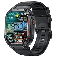 JUSUTEK 2023 Popular Luxury Outdoor Sports Smart Watch with Call Function, 1.97 Inch Large Screen Military Standard Watch, Strong Body, Fall Prevention, Destruction Prevention, IP68 Waterproof,