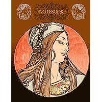 Dot Grid Notebook: 8.5 x 11.5 journal for composition, math, journaling, 108 pages. Art nouveau image by Alphonse Mucha Dot Grid Notebook: 8.5 x 11.5 journal for composition, math, journaling, 108 pages. Art nouveau image by Alphonse Mucha Paperback