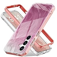 Cell Phone Case Case Compatible with Samsung Galaxy S24 Plus,Full Body Case Slim Protective Phone Cover Designed Transparent Anti-Scratch Shock Absorption Case Compatible with Galaxy S24 Plus Cover Bu