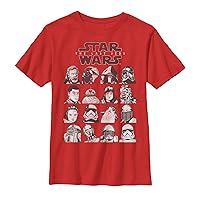 STAR WARS Boy's The Last Jedi Character Page T-Shirt