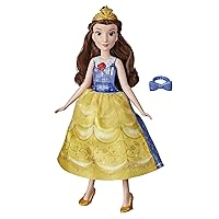Disney Princess Spin and Switch Belle, Quick Change Fashion Doll Inspired by The Movie Beauty and The Beast, Toy for Girls 3 Years and Up