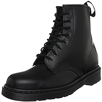 Dr. Martens Unisex-Adult 1460 Mono Smooth Leather 8 Eye Boot Combat
