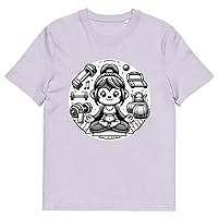 Googi Athletic Gorilla Meditation Harmony in Health Eco-Friendly Organic Cotton Graphic T-Shirt