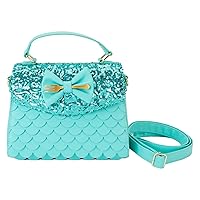 Loungefly Disney The Little Mermaid Sequins Collection Crossbody Bag, Amazon Exclusive