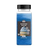 Blue Sanding Sugar, 1 lb, Colorful Sugar Crystals for Festive Holiday Baking