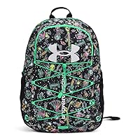 Under Armour Unisex-Adult Hustle Sport Backpack, (299) Vapor Green/Black/White, One Size Fits All