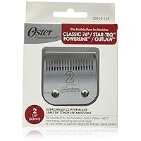 Oster Professional 76918-126 Replacement Blade, Classic 76/Star-Teq/Power-Teq Clippers, Size #2, 1/4