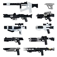 10Pcs Space Wars Minifigs Camouflage Version Weapon Pack Set,Compatible with Most Brand Mini People