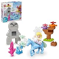 DUPLO Disney Elsa & Bruni in the Enchanted Forest, Frozen Toy for Toddlers, Comes with 4 Characters from Frozen 2 Including an Elsa Mini-Doll, Birthday Gift Idea for Toddlers Ages 2 and Up, 10418