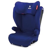 Diono Monterey 4DXT Latch, 2-in-1 High Back Booster Car Seat with Expandable Height, Width, Advanced Side Impact Protection, 8 Years 1 Booster, Blue