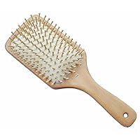 A.HWooden Hair Vent Brush Hair Care Wide Tine Spa Massage Comb Hair Brush Makeup Airbag Comb