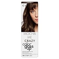 Clairol Color Gloss Up Temporary Hair Dye, Mocha Me Crazy Hair Color, Pack of 1