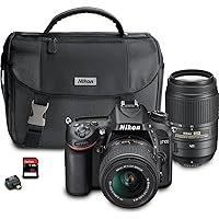 Nikon D7100 DX-Format Digital SLR Camera Bundle with 18-55mm and 55-300mm VR NIKKOR Zoom Lenses
