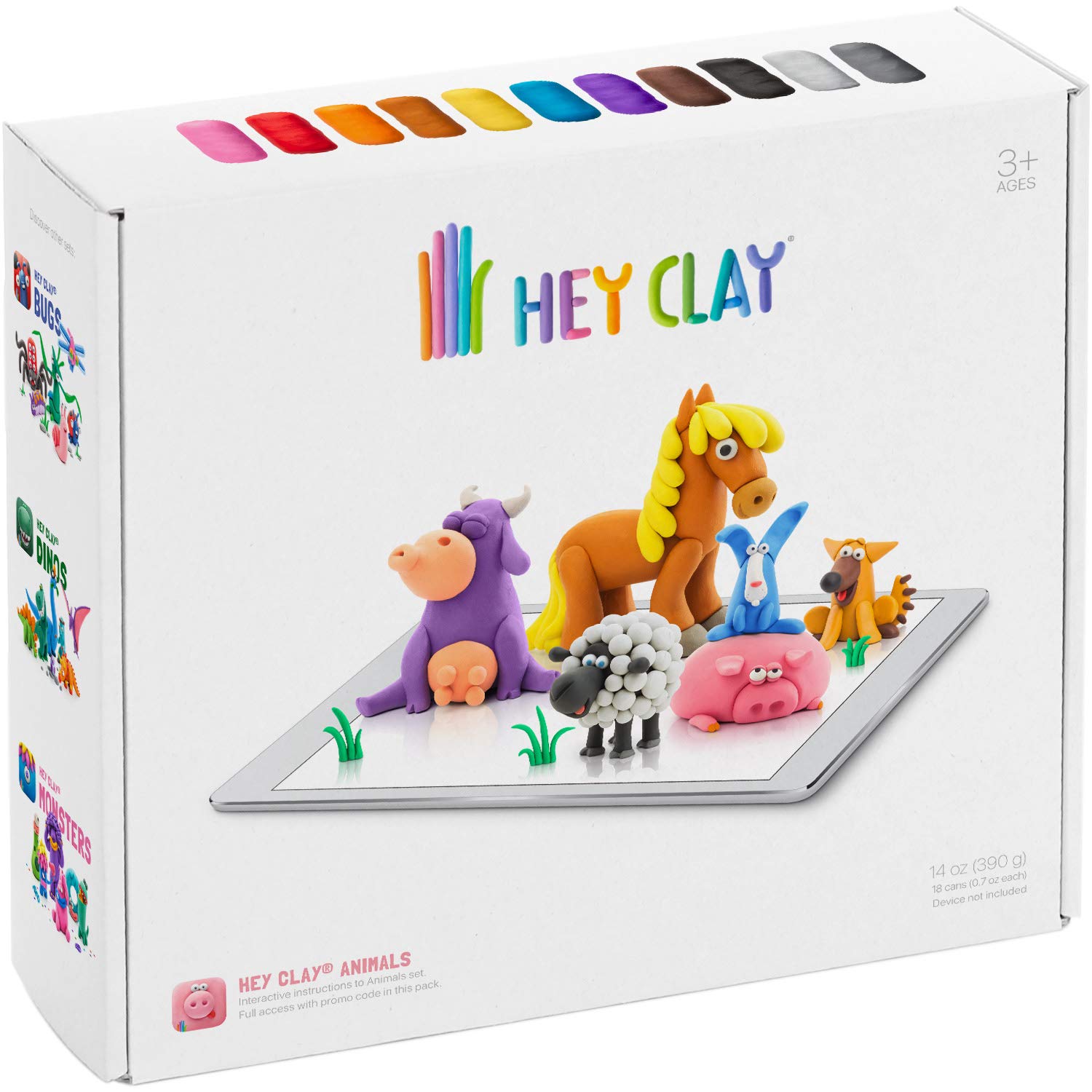 Mua Hey Clay Animals - Colorful Kids Modeling Air-Dry Clay, 18 Cans with  Fun Interactive App trên Amazon Mỹ chính hãng 2023 | Fado