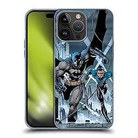 Head Case Designs Officially Licensed Batman DC Comics #615 Nightwing Cover Hush Soft Gel Case Compatible with Apple iPhone 15 Pro Max
