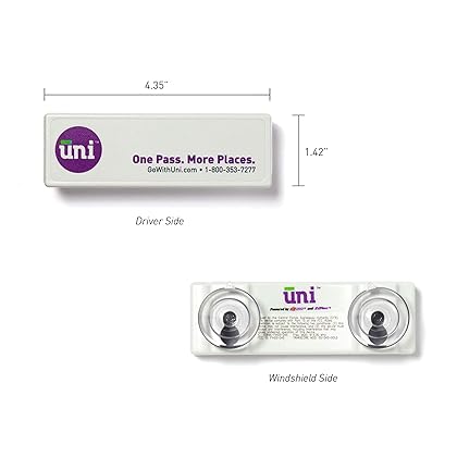 Uni Prepaid Portable Toll Pass, Automatic Payment for Nonstop Travel Through 19 States