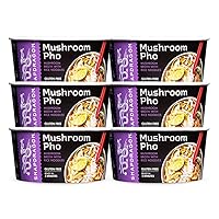 Snapdragon Mushroom Vietnamese Pho Soup Bowl, 1.6 oz (Pack of 6)