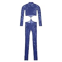 womens Shining Star Front-twist Catsuit