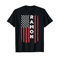 Ramon USA Flag American Flag Patriotic T-Shirt