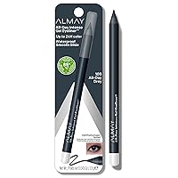 Almay Gel Eyeliner, Waterproof, Fade-Proof Eye Makeup, Easy-to-Sharpen Liner Pencil, 100 All Day Grey, 0.045 Oz