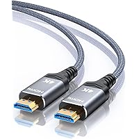 Highwings 4K Fiber Optic HDMI Cable 250FT Long, Unidirectional 2.0 High-Speed HDMI Braided Cord-Support 4K 60Hz HDR, Video 4K 2160p 1080p 3D HDCP 2.2 Compatible with Ethernet Monitor PS4/3 DVD Player