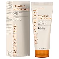 Vitamin C Moisturizer Face Moisturizing Cream, Brightens and Reduces the Look of Fine Lines and Wrinkles, with Hyaluronic Acid, Aloe Vera and Niacinamide, 3.4 FL Oz