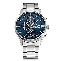 [Orient] Orient Contemporary Chronograph Watch LightCharge Navy RN – ty0003l Men's