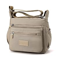 Wafybsre Handbags for Ladies Multi Pocket Purses for Women Messenger Shoulder Cross-body Bag