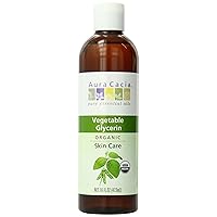 Aura Cacia Organic Skin Care Oil, Vegetable Glycerin, 16 Fluid Ounce