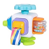 Smart Steps Grab N' Spin Rattle and Teether 3 - 6 months STEM Baby Toy