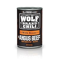 WOLF BRAND Angus With Beans Chili, 15 oz.