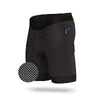 Men's Sports Compression Shorts for Athletic High Performance Baselayer Underwear for Running & Workout