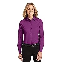 Port Authority Long Sleeve Shirt (L608) Deep Berry, 6XL