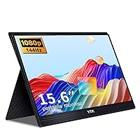 ytk Portable Monitor,Portable Display,15.6 inch 1920 * 1080 Second Screen Portable Monitor Screen with usd Type-c Double Speaker for Laptop and Gaming Screen (15.6 Gaming)
