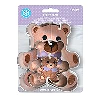 1914 Teddy Bear Cookie Cutters 3-Piece Nested Set