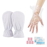 200pcs Paraffin Bath Liners for Hand & Paraffin Wax Mitts, Segbeauty Plastic Thermal Mitten Bags, Heated Hand SPA Mittens for Women, Glove Mitt Liner Covers for Paraffin Wax Machine
