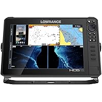 Lowrance HDS-Live Fish Finder, Multi-Touch Screen, Live Sonar Compatible, Preloaded C-MAP US Enhanced Mapping