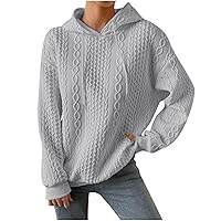 Sweatshirt Fall Clothes Hoodies Long Sleeve Casual Solid Drawstring Hoodie Sweatshirts For Women Pullover With Pockets