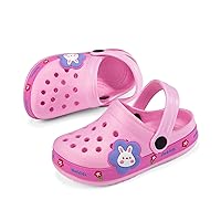 Kid's Garden Clogs Cute Slides Sandals Toddler Clogs for Girls Boys Little/Big Slip on Waterproof Water Beach Shoes