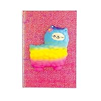 Fashion Angels Alpaca Rainbow Squish Journal,Pink,Medium