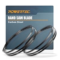 POWERTEC 80 Inch Bandsaw Blades, 1/8