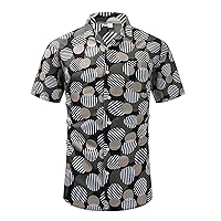 Hawaiian Shirts for Men Short Sleeve Regular Fit Mens Floral Shirts Casual Button Down Aloha Shirt Tops for Men