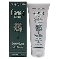 Absinthium Shaving Cream - Maximum Emollience From Shea Butter And Avacado - Ensures A Clean Shave Without Nicks Or Cuts - Offers Toning Action Of Artemisia Species - 3.3 Oz